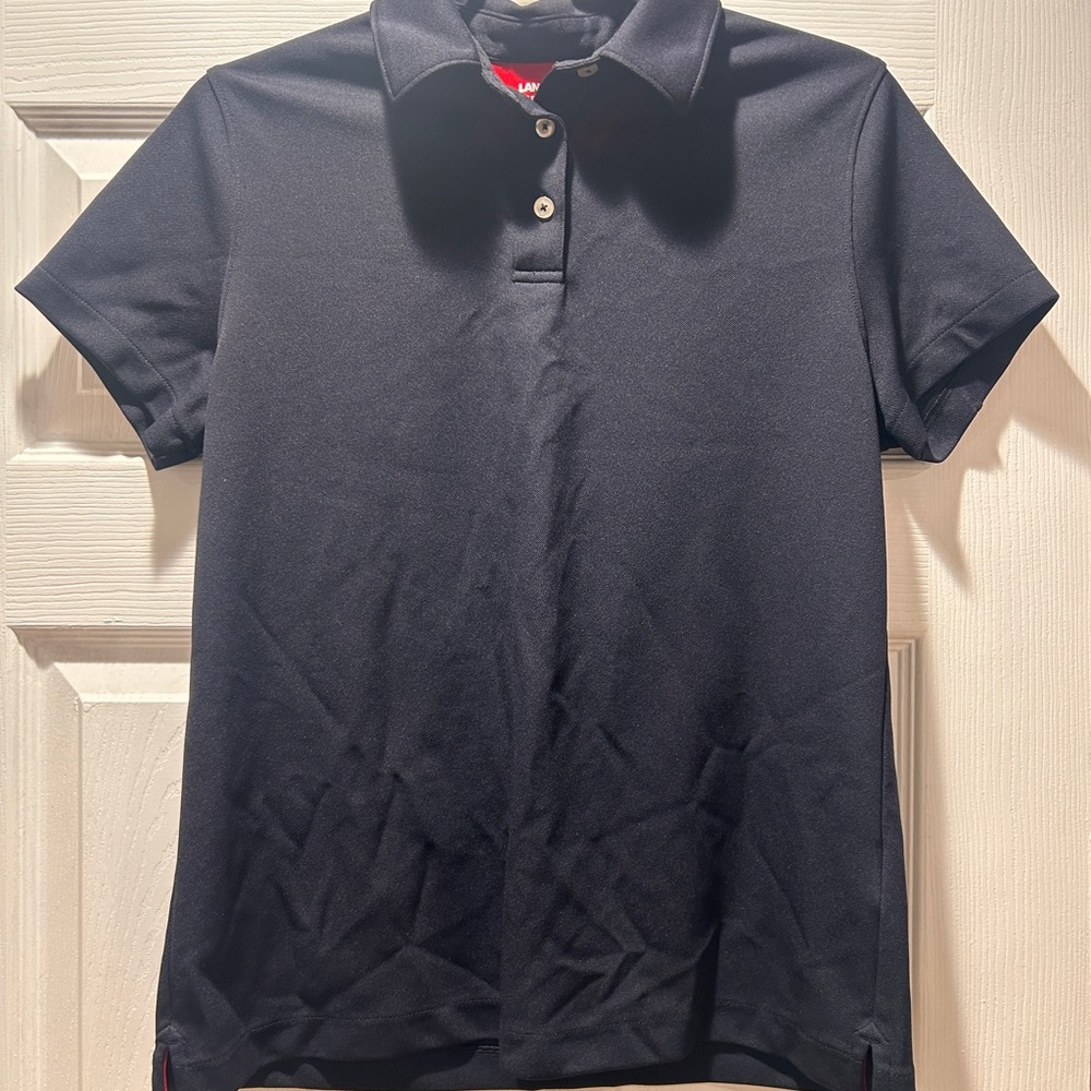 Lands’ End | Navy Blue Collared Uniform Shirt Size S